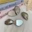 Gương trang điểm có thể gập lại BeautifulHomeA Kim loại Vỏ sò Mini Hình dạng không dễ vỡ và di động Du lịch Gương hai mặt Thích hợp cho túi VN