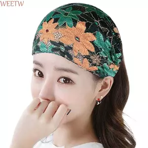 WEETW Ren Tóc Vòng Rertro Hợp Thời Trang Trang Trang Điểm Bandaba Turban Ngọt Ngào Cho Bé Gái Tinh Tế Bên Rộng Mũ Nữ Băng Đô Quấn Tóc