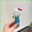 PS1 YUKIO x Sanrio Hello Kitty Kuromi Plushie Móc Khóa Xấu Xí Dễ Thương Nhật Bản Hoạt Hình Túi Charm SP1