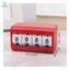 Bộ đếm số máy tính để bàn Bộ đếm số thủ công đa năng Màu đỏ 2 chữ số