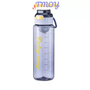 TMOY 1000ML Bình Nước Thể Thao Cốc Nước Nhựa Dung Tích Lớn Có Cân Di Động Du Lịch Ngoài Trời Tập Gym Thể Dục Bình Uống Ấm Siêu Tốc TMOY