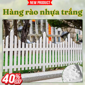 Hàng Rào Trang Trí LUMERA HOME Nhựa PVC Cao Cấp Cho Sân Vườn Lối Đi Biệt Thự Hiện Đại