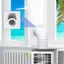 Vỏ ống điều hòa DONOVANQQ, Ống dẫn điện cầm tay cách nhiệt chống thấm nước, Lắp đặt dễ dàng Ống bảo vệ cách nhiệt Vỏ ống xả