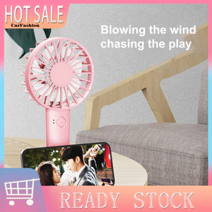 < CarFashion > 1 Bộ Quạt Mini Chạy Bằng Pin 3 Tốc Độ