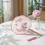 Ziyulinyuk Thêu Tay Quạt Hai Mặt Truyền Thống Phong Cách Vintage Hoa Văn Cho Vũ Hán Đồ Trang Trí VN