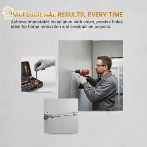 GE 1 / 4 Bộ Mũi Khoan Lõi Kim Cương 4 Kích Thước Khoan Khô Không Cần Nước Cho Ngói Thủy Tinh Đá Cẩm Thạch Đá Cẩm Thạch Granite VN