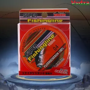 VVDZA 100m 100% Dây câu Fluorocarbon Dây câu bền 0,8-6LB Dây giải quyết