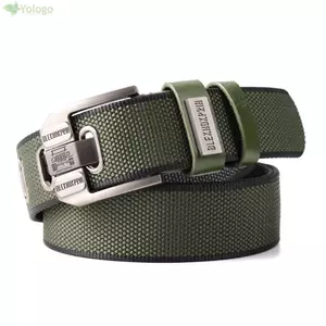 Thắt lưng nam YOLOGO, Thắt lưng khóa kim hợp kim Nylon, Quà tặng Khóa kim loại Thắt lưng trang trí