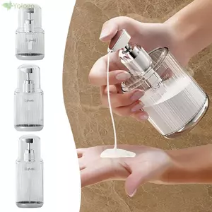 Chai Bơm YOLOGO, Chai Đựng Trong Suốt Có Thể Đổ Lại, Hộp Đựng Xà Phòng 60 / 90 / 120ml Di Động Cho Sữa Tắm Dầu Gội Lotion