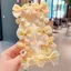 Bộ kẹp tóc BRBRAA 10 chiếc, Kẹp tóc hoa tuyn nhiều kích thước, Màu Pastel ngọt ngào Organza Nơ nhẹ Tóc Barrettes cho bé gái