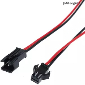 15cm 10 Cái dài JST SM 2pins cắm đầu nối dây nam sang nữ [Vn]
