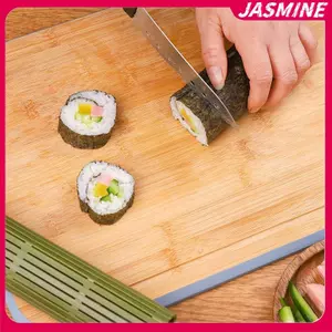 JASMINE 1 Nhà Bếp Sushi Con Lăn Thảm Có Thể Giặt Được Tái Sử Dụng Khuôn Sushi Thảm DIY Nhật Bản Cán Máy Làm Sushi Cuộn Miếng Lót Sushi Dụng Cụ Làm Tay Sushi JASMINE