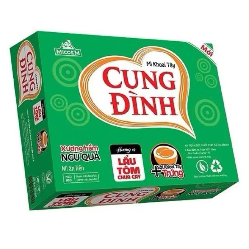 MÌ CUNG ĐÌNH KHOAI TÂY LẨU TÔM CHUA CAY