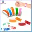 < beartwo > 100 Chiếc Vòng Tay Giấy Đảng Giấy Tổng Hợp Dây Đeo Tay Nhựa Stiy Dây Đeo Tay In Họa Tiết Thẻ Giấy Đảng Dây Đeo Tay Mới