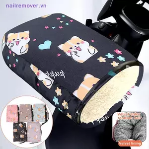1 Cặp Bao Tay Lái Xe Máy Chống Lạnh Mùa Đông, Găng Tay Xe Đạp Giữ Ấm, Chống Nước Cho Xe Trượt Tuyết, E-Bike, Xe Máy