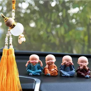 4 Cái 1 Bộ Tượng Bé Kung Fu Monk Tượng Phụ Kiện Ô Tô Đẹp