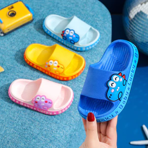 Dép Trẻ Em Mùa Hè Bé Trai Phòng Tắm Tắm Trong Nhà Chống Trơn Trượt Đế Mềm Cho Bé Nhà Hoạt Hình Dễ Thương Dép GH5M