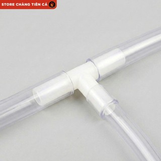 Đầu Nối 3 Dây Oxy - Nối Chữ T Cho Bể Cá Kích Thước Tiêu Chuẩn 4x6mm - Phụ Kiện Thủy Sinh