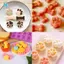 Khuôn Silicon Và Khuôn Xương (6 CÁI) Để Nướng Bánh, Sôcôla, Kẹo, Thạch, -Molds