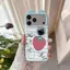 Ốp lưng dâu caro mèo đen cho iPhone17promax 16/15plus độc lạ 14/13/12