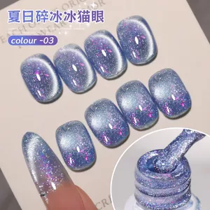 2026 Phong Cách Mới Cao Cấp Blue Dream Galaxy Tím Mắt Mèo Sơn Móng Tay Keo Nail Shop Làm Trắng Màu Phổ Biến