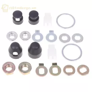 GE E-Bike Hub Trục động cơ M12 / M14 Lo Nut & Lo Máy giặt & Miếng đệm & Vỏ đai ốc 12 / 14mm Trục 500W-5000W Động cơ Phụ tùng xe đạp điện VN