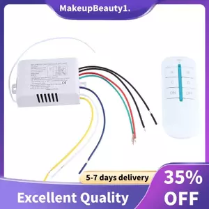 Đèn 4 chiều Công tắc điều khiển từ xa không dây kỹ thuật số BẬT / TẮT 220V