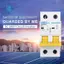 MCB C Curve TOB1Z-63 2P 63A DC 600V Bộ ngắt mạch cực đơn cho cầu chì hiện tại PV