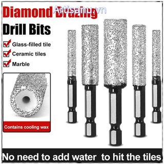Mũi khoan ARTISANU, Máy cưa lỗ gạch gốm khô 6 / 8 / 10 / 12mm, Dụng cụ cầm tay bằng đá Granite hình lục giác chất lượng cao để khoan và mài