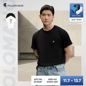 Áo thun cao cấp NEO, BST LET'S GẤU, chất liệu Cotton 2C đứng form, thoáng mát - POLOMANOR