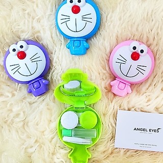 Khay đựng lens Angel Eyes cao cấp không chì nhiều mẫu bao gồm dụng cụ đeo | Khay gương đựng kính áp tròng