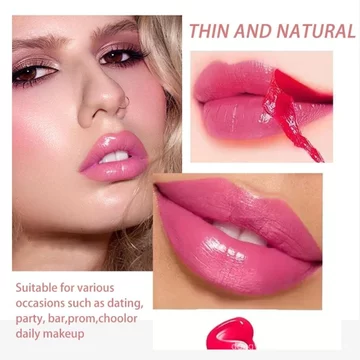Charm Kiss Peel Off Lip Stain Lip Tint, Son bóng chống thấm nước lâu trôi, Peel Reveal Lip Stain, Peel Off Tattoo Lipstick, Son bóng cốc chống dính, Bộ môi màu xăm