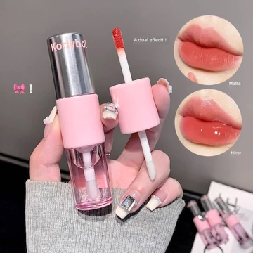 son black rouge son bóng black rouge Kodyboll Hai Đầu Màu Giữ Môi Glaze Matte Mirror Lip Glaze Làm Sáng Phong Cách Hàn Quốc Môi Trang Điểm Dudu Lip Sinh Viên Đảng Dầu Môi