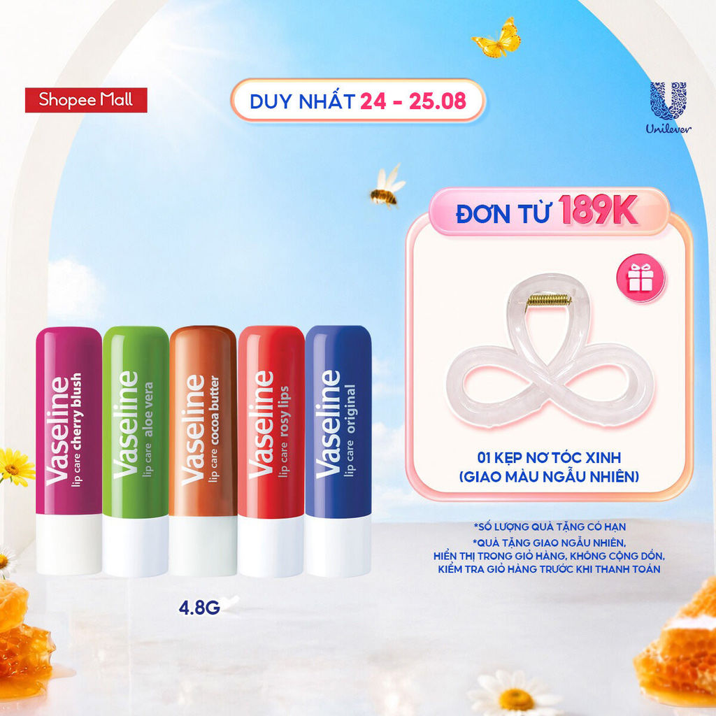 Son dưỡng môi Vaseline Care Stick 4.8g (tùy chọn)