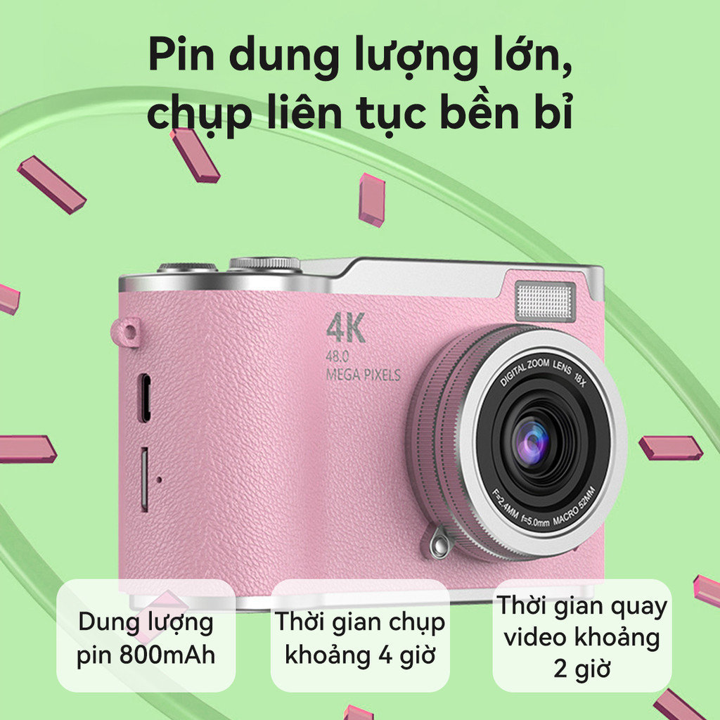 [Mới 100%] Máy Chụp Hình Màn Hình Lật HD LK-007 48MP || Fullbox | BigBuy360 - bigbuy360.vn
