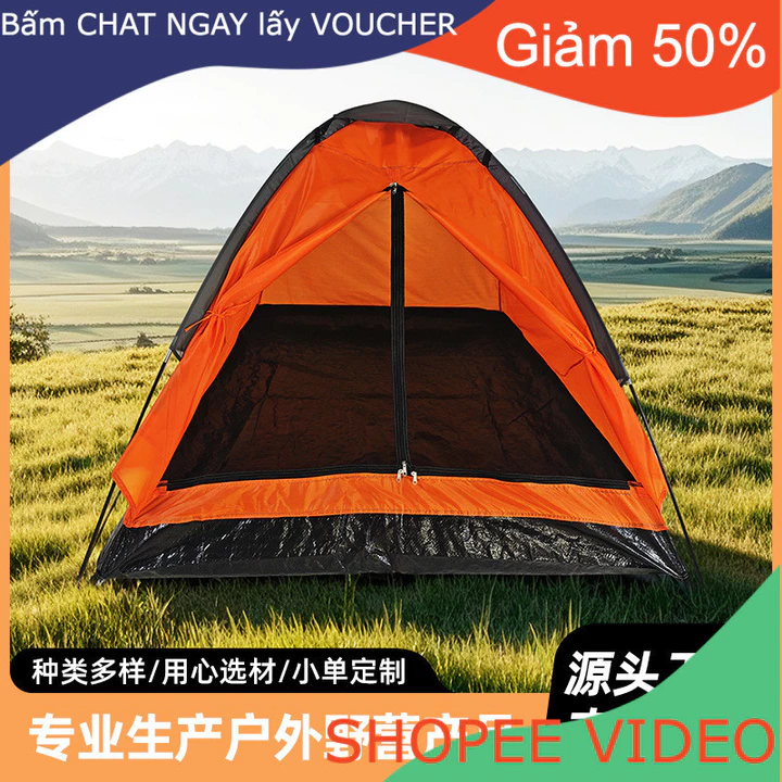 Lều cắm trại ngoài trời dành cho hai , đồ dùng cắm trại bãi biển, lều cắm trại một lớp cho 3-4 người