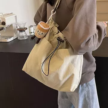 túi đi học túi tote da Túi xách nữ cỡ lớn phong cách casual, mẫu mới 2026, túi vải thời trang, túi đeo một bên vai, túi tote sức chứa lớn, túi đeo chéo đi học, 