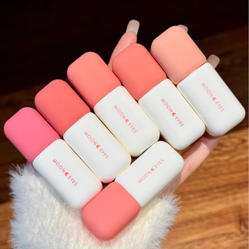 Sản phẩm mới Mooneyes Lip Mud Lip Glaze Velvet Soft-Focus Highly Pigmented Matte Non-Stick Cup Daily Long Lasting Lip Makeup For Women