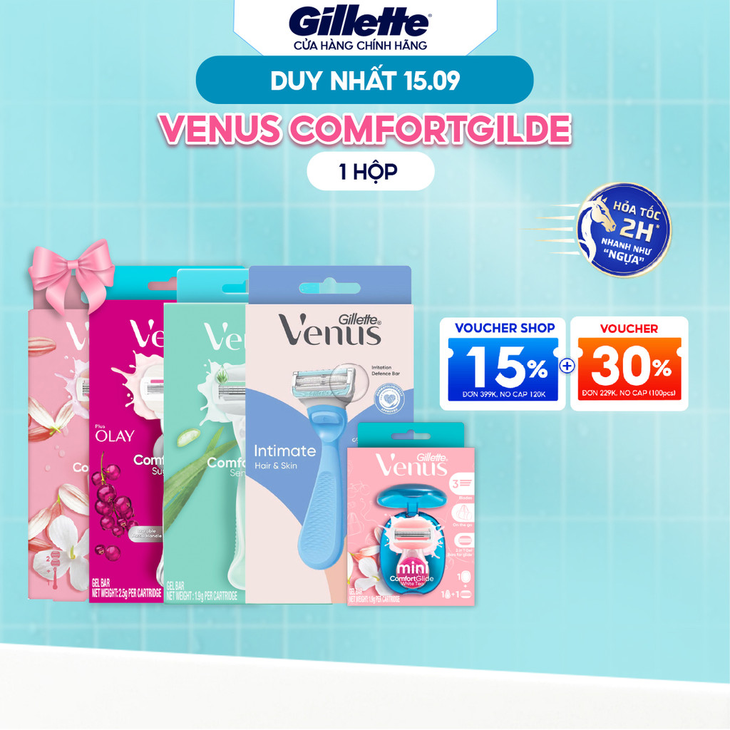 [HỎA TỐC 2H-4H] [LIVE] Dao Cạo Nữ/ Lưỡi Dao Cạo GILLETTE Venus White Tea