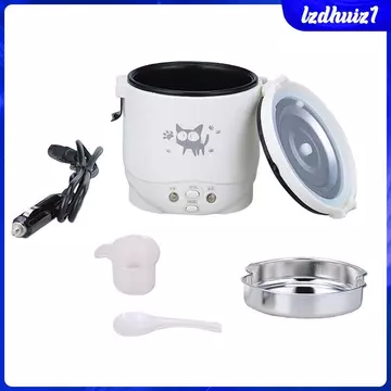 Nồi Cơm Điện Mini Nồi Cơm Điện Di Động Nồi Cơm Trưa Hộp Nồi Nồi Chống Dính Lót Kim Loại Xây Dựng Xe Điện Chỉ Thích Hợp Cho Học Sinh