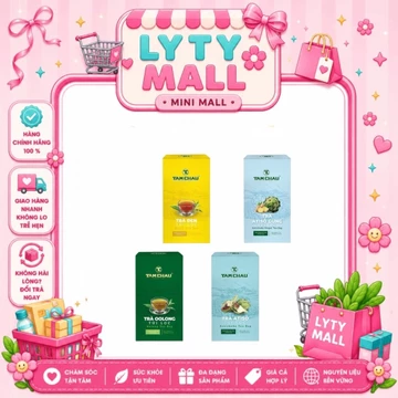 Trà Tâm Châu Túi Lọc 50g - Trà Đen / Atiso / Oolong / Atiso Gừng