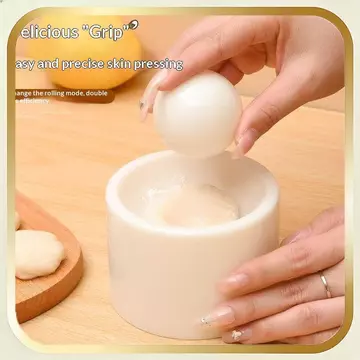 (COD) 1 / 2 / 5 Bộ Máy Làm Bánh Bao Nhanh Máy Làm Bánh Bao Dụng Cụ Báo Chí Khuôn Và Bóng Hướng Dẫn Sử Dụng Bột Da Máy Bấm Tay Bánh Cán Dụng Cụ
