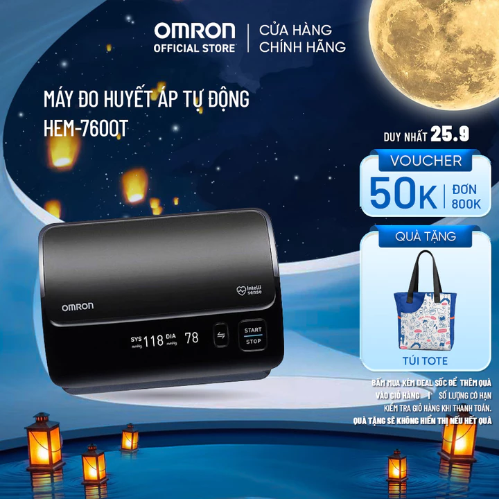 Máy đo huyết áp tự động Omron HEM-7600T