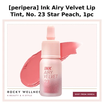 [peripera] Ink Airy Velvet Lip Tint, No. 23 Star Peach, 1pc / Son Tint Hàn Quốc / Airy Velvet Finish của rockywellnes