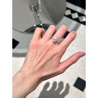 Women's Moissanite Ring by renxuanshipinqijiandian778