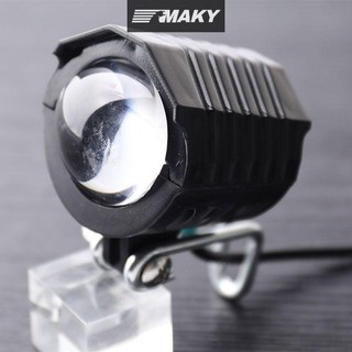 Newwellknownepic 2 trong 1 Đèn pha xe đạp điện Đầu vào 36V 48V 60V Xe tay ga điện Tay lái Đèn xe tay ga điện Đèn trước LED có còi VN