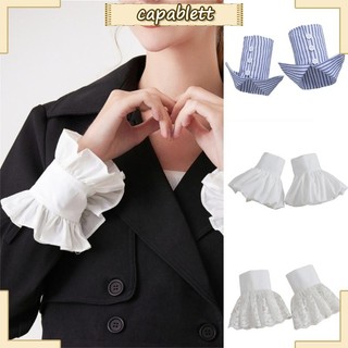CAPA tay áo trumpet thêu ren cho áo len, dễ gắn và mở rộng