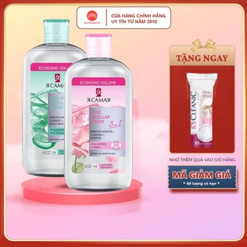 Nước tẩy trang Ya Samaya không cồn của Nga 400ml - mẫu mới 600ml - nước tẩy trang Nga không paraben
