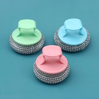 [Mẫu mới] Dụng cụ cọ xoong nồi có tay cầm kiểu xỏ ngón - đa năng tiện dụng