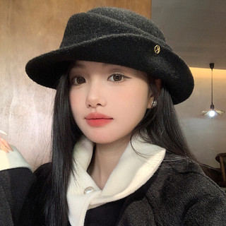 Mũ len cuộn phong cách Hepburn thanh lịch kiểu Pháp, phù hợp mùa đông dành cho nữ